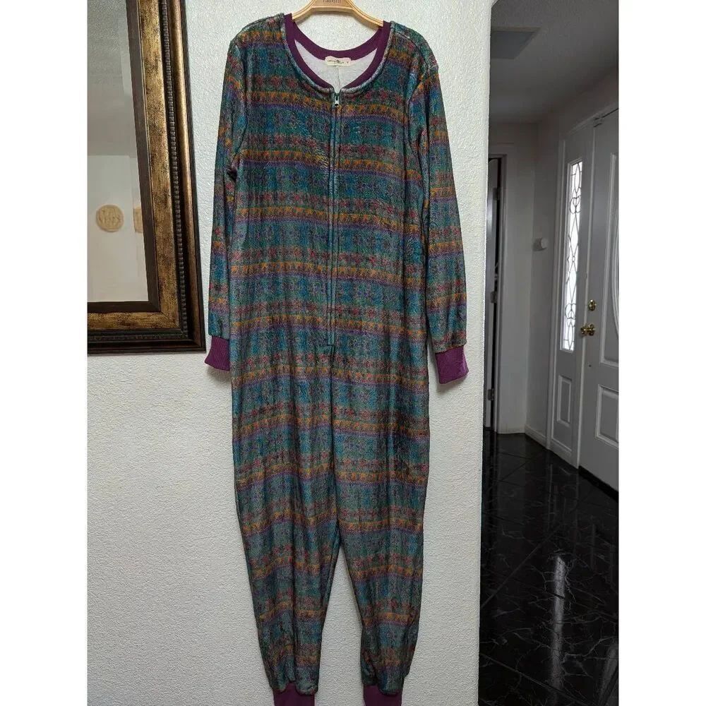 Natural life one piece pajama for adult women medium